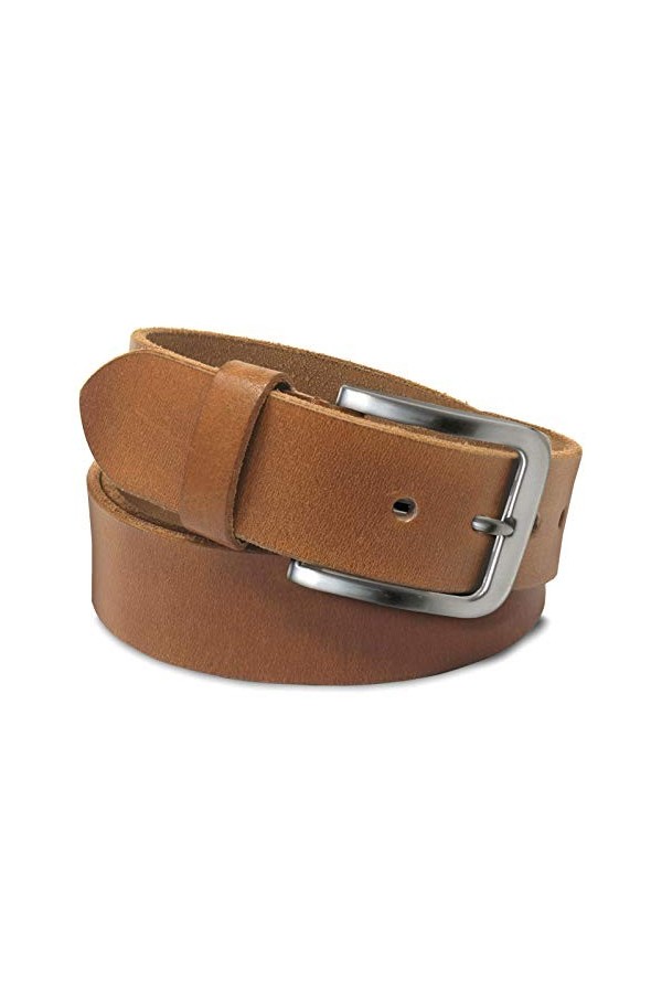 ROYALZ ceinture en cuir pour femmes en cuir de buffle robuste de 4mm, vintage jeans-ceinture avec boucle dépine 38mm, taille