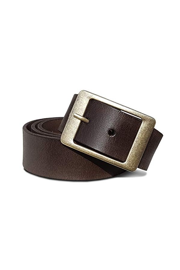 ROYALZ Ceinture en cuir vintage pour femme pour jeans pantalon de costume ceintur 4 mm dépaisseur plein 38 mm ceintures, Cou