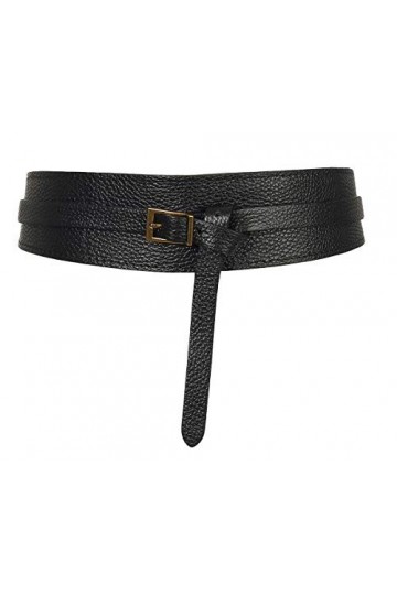 malito Femme Taille Ceinture en Cuir Bande G700 noir, 38/40 