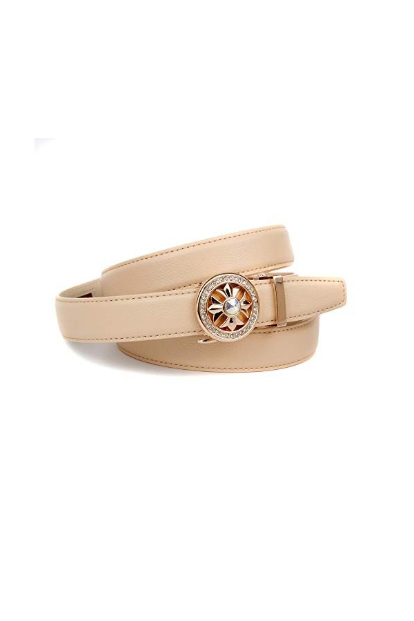 Anthoni Crown H4mca.f30 Ceinture, Beige Creme 038 , 95 Taille Fabricant: 80 Femme