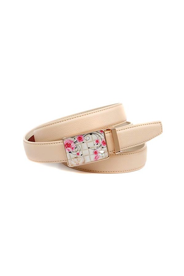 Anthoni Crown F4pg.f30 Ceinture, Beige Beige 032 , 105 Taille Fabricant: 90 Femme
