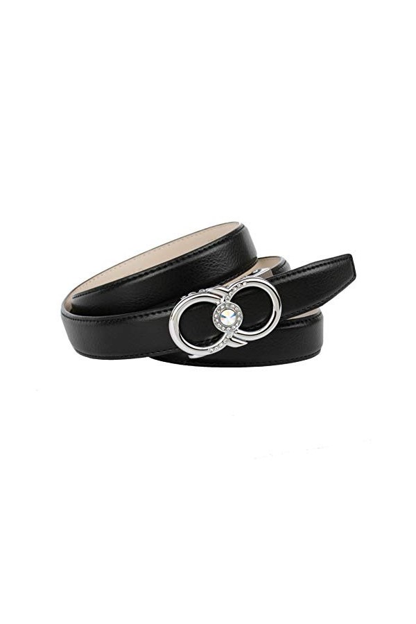 Anthoni Crown D1sra.t10 Ceinture, Noir Schwarz 010 , 100 Taille Fabricant: 85 Femme