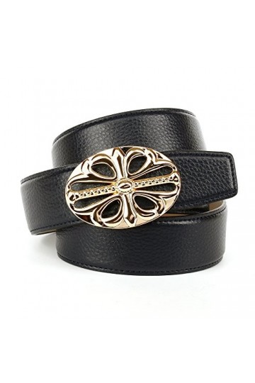 Anthoni Crown 4UT10 Ceinture, Schwarz Schwarz 010 , 90 Femme