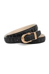 Anthoni Crown 433d10 Ceinture, Noir Schwarz 010 , 95 Taille Fabricant: 80 Femme