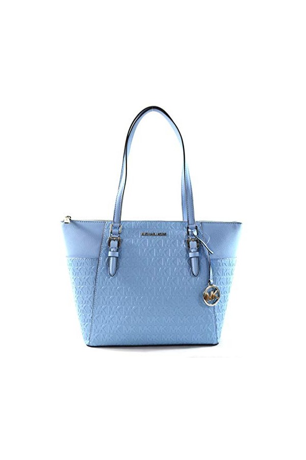 Michael Kors Charlotte Signature Large Top Zip Tote - Brown