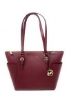 Michael Kors Charlotte Signature Large Top Zip Tote - Brown
