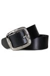 ROYALZ vintage Ceinture en cuir pour dames en cuir de buffle 38mm de large Ceinture en jeans pour dames en cuir pleine fleur 