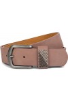 styleBREAKER Ceinture avec clous bicolores sur la boucle, ceinture à rivets, ajustable, unisexe 03010088, taille:95cm, couleu