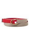 Levis Femme Womans Seasonal Web BELTS, Light Khaki, Taille unique EU