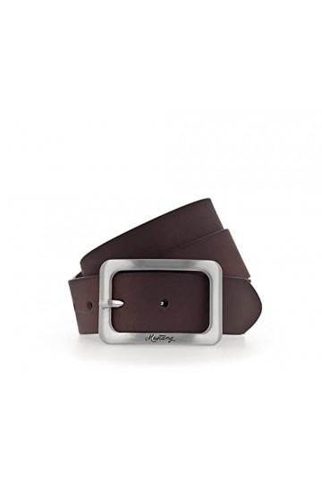 Mustang Woman´s Leather Belt 3.5 W95 Dark Brown