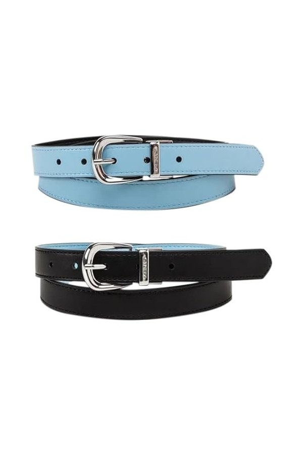 Levis Femme Womens Reversible With Print BELTS, Noir, Taille 80