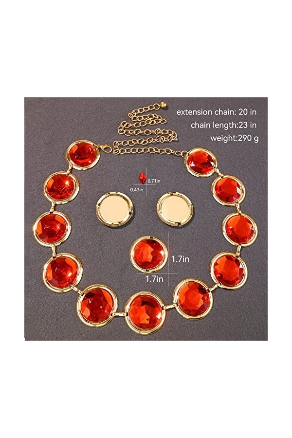 Raven Ceinture pour cosplay, Halloween, cosplay, ceinture de taille pour femme, ensemble de chaînes en pierre pour bricolage,