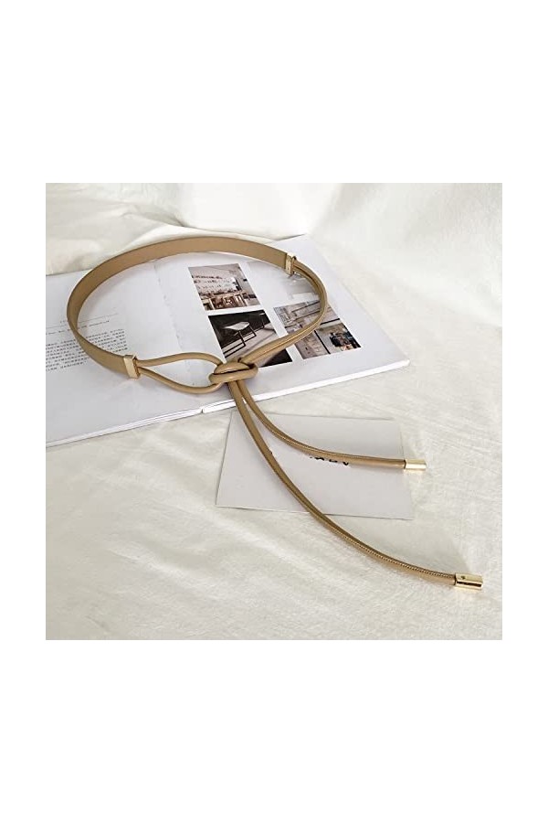 CHANYI Femmes Robe Ceintures Ceintures De Nœuds pour Femmes Mode Plus Long Gland Doux Faux Cuir Ceintures Robe Manteau Party 