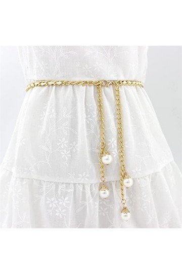 Ceinture Courroies dargent à la taille haute for femmes à la ceinture All-match for la fête de bijouterie Taille Chaîne en m