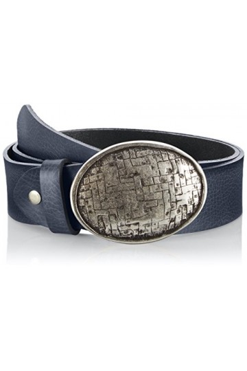 MGM Oval Mesh Ceinture, Bleu Marine-Cielo , 90 Femme