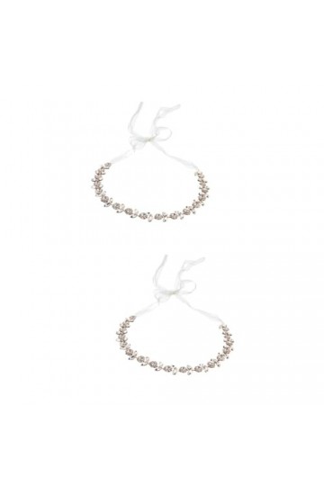 minkissy 2 Pièces Robe De Mariée Ceinture Déclaration Ceintures Pour Femmes Strass Ceinture De Mariage Ceinture De Mariée Sas