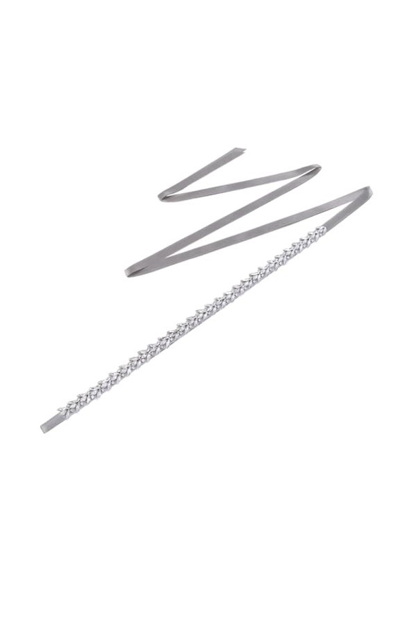 Disimlarl Ceinture pour femme avec strass - Accessoires de mariage - Bijoux de mariée - Ceinture de fête pour femme, GN, tail