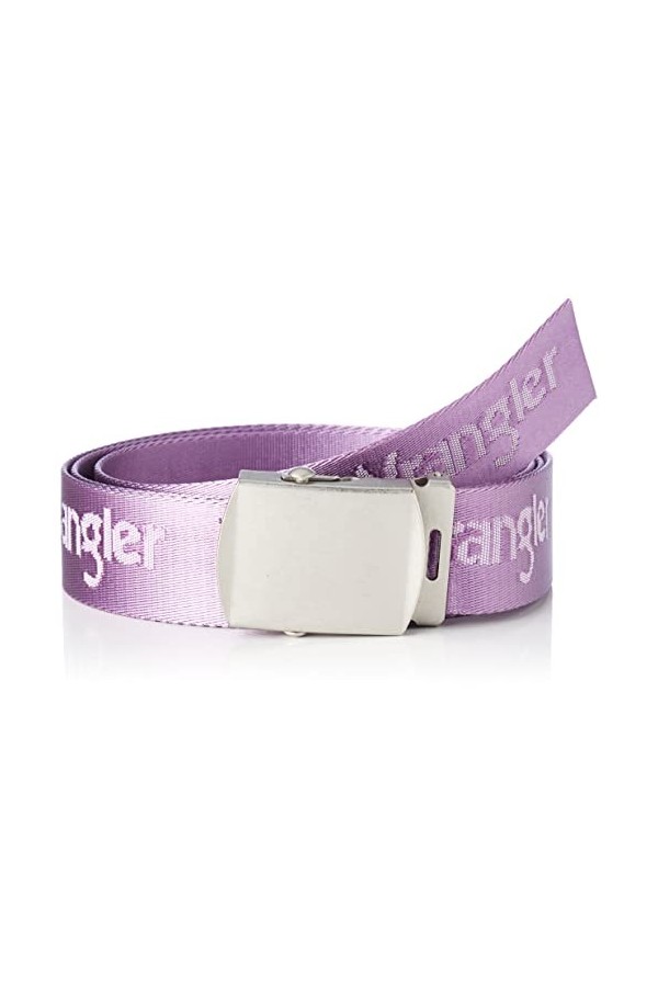 Wrangler Logo Webbing Belt Ceinture, Orchid Mist, Taille Unique aux Femmes