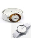 OpenProm Pack cadeau femme ceinture ERRE DE Raso Carey + montre Puig Doria Femme + Diamond 