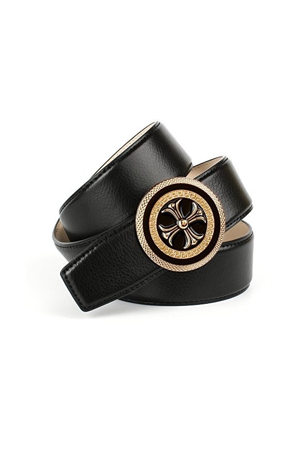 Anthoni Crown A4BKT10 Ceinture, Noir Schwarz 010 , 100 Femme