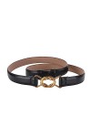 SCOOVY 1 Pc Ceintures réglables pour Femmes Designer Advanced Mode Belt Girl Costume Pull Jupe Décoration Ceinture en Cuir Ti