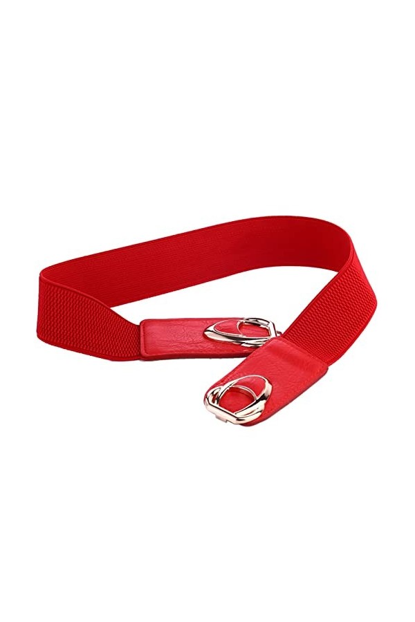 VIROYA Ceintures pour femmes Ceinture élastique pour femmes Ceinture élastique Taille élastique 4,0 cm Largeur Designer coul