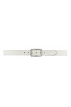 MUSTANG Womans Ceinture en cuir 3,5 W110 Blanc, Blanc., W110