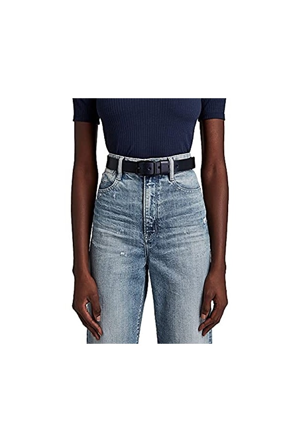 G-STAR RAW Bryn Belt Femme ,Multicolore mazarine blue/matt black metal D04165-3127-3853 , 75