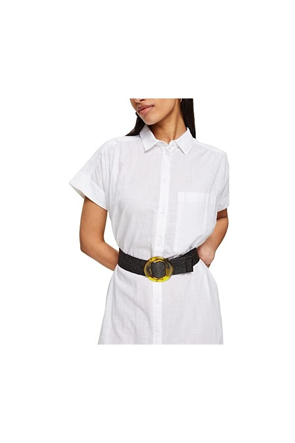 Esprit 042EA1S302 Ceinture, 001/Noir, S Femme