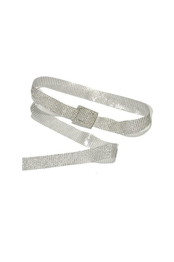 Saturey Ceinture Femme 11 5 cm Chaîne de Taille de Ceinture for Femmes 10 rangées en Diamant en Diamant en Diamant Ceinture c