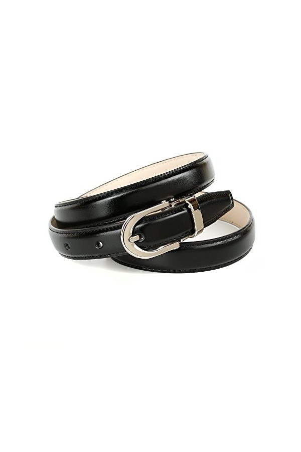Anthoni Crown A13C010 Ceinture, Noir 010 , 100 Femme
