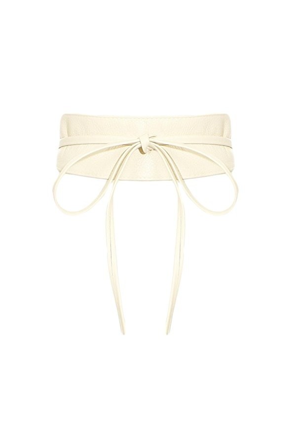 malito Femme Taille Ceinture Cuir Souple large bande lier G100 bordeaux 