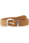 Wrangler Easy Belt Ceinture, Brown Suede, 85 aux Femmes