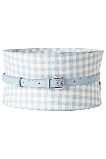 United Colors of Benetton Ceinture 6hkvdl00e, Vichy Bleu Blanc 908, Taille Unique Lot de 2 Femme