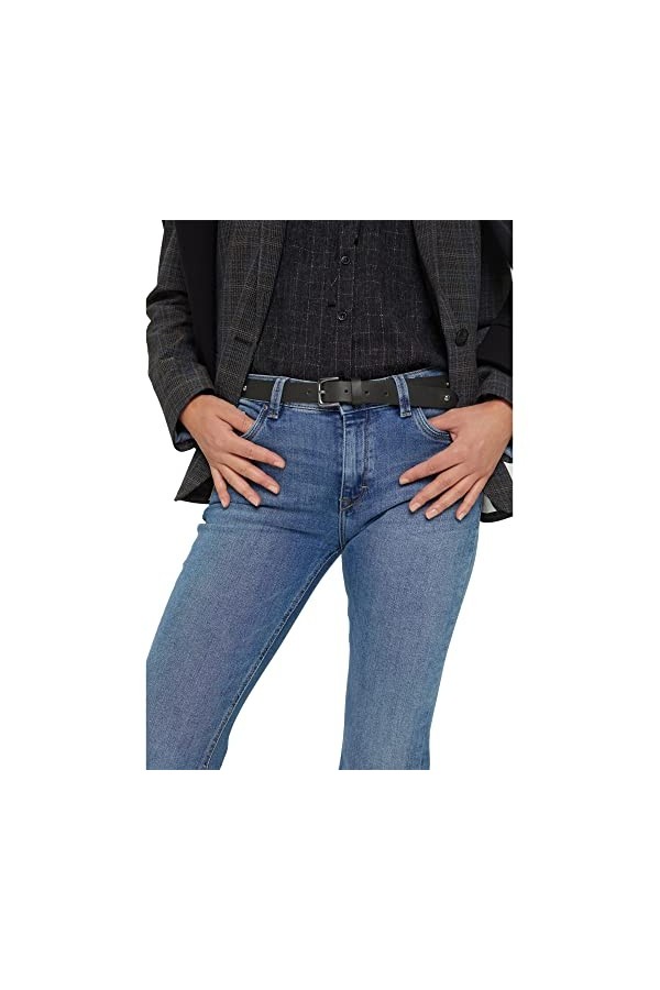 Esprit 111CA1S306 Ceinture, 001/BLACK, 85 Femme