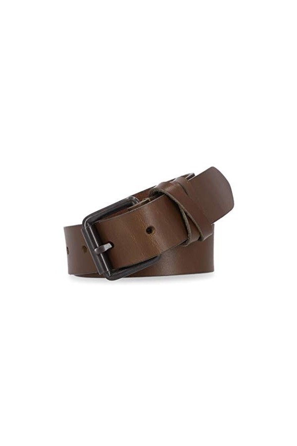 Timberland Casual Leather Belt for Jeans Ceinture, Vert Olive, Taille Unique Femme