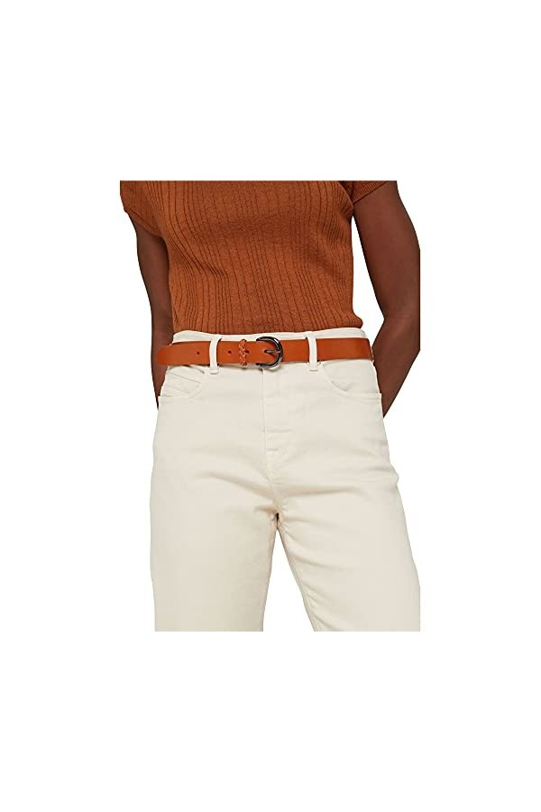 Esprit 081ea1s302 Ceinture, 220/Marron Rouillé, 100 Femme