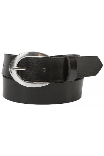 fashionchimp Basic Ceinture pour femme 100 % cuir véritable avec fermeture brillante Largeur env. 2,8 cm Fabriqué en Allemagn