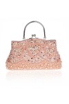 MMYOMI Vintage Fleur en perles brodées en soirée en embrayage Sequin Fête de mariage Sac de bal Nupti Ladies Crossbody Handba