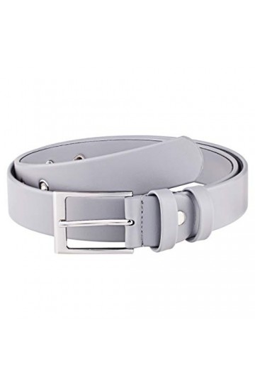 KYEYGWO Ceinture unisexe en cuir PU pour jeans, pantalons, ceinture, ceinture pour robes avec boucle ardillon, convient pour 