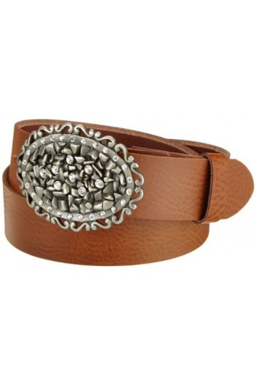 MGM Ceinture pour femme, Marron Cognac , 90