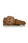 almela - Ceinture femme Boucle doublée en cuir - Largeur 3cm - Cuir - 30mm - Sangle - Womens leather belt with covered buckl