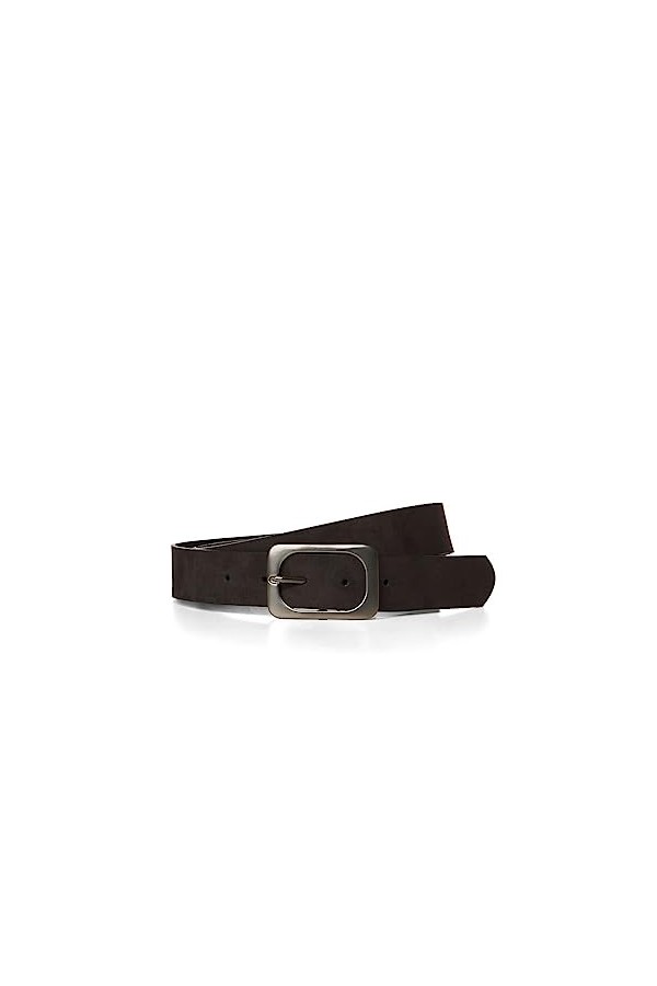 Cecil B580689 Ceinture en Cuir, Suede Black, 95 Femme
