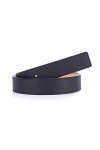 Vatees Ceinture de rechange en cuir véritable pour femme sans boucle Largeur 29 mm/20 mm - Noir - X-Small
