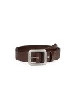 SYMOL Ceinture pour femme en jean de 3,5 cm de large - 100 % cuir véritable noir marron - Ceinture pour femme de 76,2 à 142,2