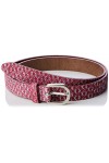 BRAX Floraler Ledergürtel Ceinture, Rouge Pink 48 , 105 Taille Fabricant: 90 Femme