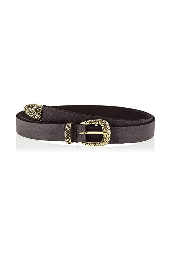 Legend Belts L20216 Ceinture, Noir, 90 Femme