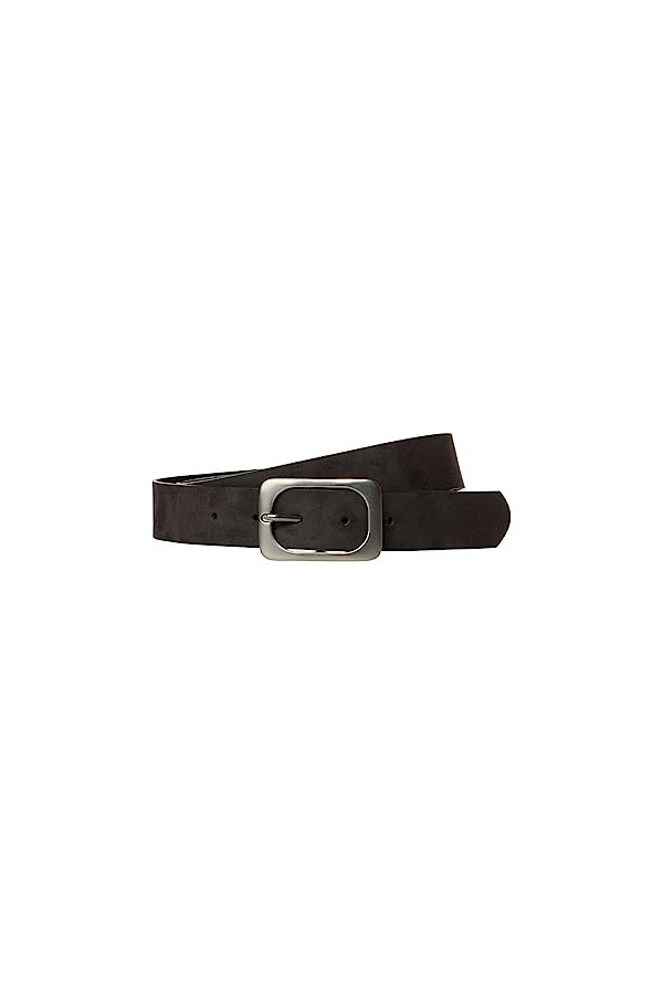 Cecil B580689 Ceinture en Cuir, Suede Black, 100 Femme