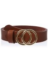 MGM Cercles de Ceinture, Cognac doré, 105 cm Femme