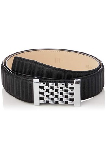 Anthoni Crown Ledergürtel Ceinture, Schwarz, 95 Femme